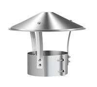 Sombrerete Chimenea, Diámetro 100/125/150 Mm,Caperuza Salida Humos,Cubierta For Chimenea De Lluvia En El Techo, For Protección Exterior De La Chimenea, Ventilación De Escape(150mm)