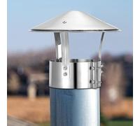 Sombrerete chimeneas acero inoxidable 201,Tapas De Chimenea Con Techo Cónica,Cubierta De Tubo De Lluvia,Sombrero de Chimenea Extractor de Humo de Viento 75mm 150mm 250mm 315mm(210mm/8.26in)