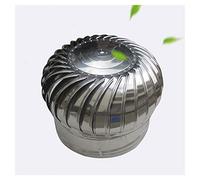 Sombrerete de Chimenea Giratorio de Acero Inoxidable de bajo Consumo energético con Base en Forma de C, Ventilador de Techo antirretorno, Cabezal Giratorio de 160 mm, Que logra un Flujo de a