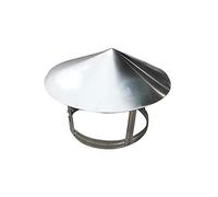 sombrerete de chimenea lluvia Guard - 250mm ventilación tubo protección cubierta para techo Extremo tapa para Conducto ventilación sistemas resistente un la intemperie Rust-Resistant Instalación fác