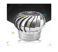 Sombrerete de ventilación para Chimenea, Tapa giratoria, Tapa de Acero Inoxidable 304, Protector antipájaros Giratorio, sombrerete anticorrientes (100 x 1450 mm), Ventilador de Tec
