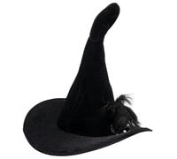 Sombrero Accesorio para Disfraz Puntiagudo Halloween Vintage Siniestro