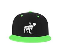 Sombrero Ajustable para Hombres y Mujeres, I Just Really Like Moose, Ok Unisex Hip Hop Gorra de béisbol Trucker Dad Hats