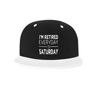 Sombrero Ajustable para Hombres y Mujeres, I'm Retired Every Day is Saturday Gorra de béisbol Unisex de Hip Hop Trucker Dad Hats