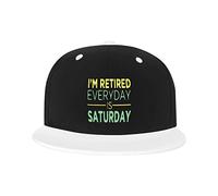 Sombrero Ajustable para Hombres y Mujeres, I'm Retired Every Day is Saturday Gorra de béisbol Unisex de Hip Hop Trucker Dad Hats