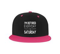 Sombrero Ajustable para Hombres y Mujeres, I'm Retired Every Day is Saturday Gorra de béisbol Unisex de Hip Hop Trucker Dad Hats