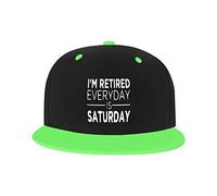 Sombrero Ajustable para Hombres y Mujeres, I'm Retired Every Day is Saturday Gorra de béisbol Unisex de Hip Hop Trucker Dad Hats