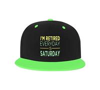 Sombrero Ajustable para Hombres y Mujeres, I'm Retired Every Day is Saturday Gorra de béisbol Unisex de Hip Hop Trucker Dad Hats