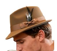 Sombrero alemán genérico | Sombrero Oktoberfest para hombre | Elegante peinado de fieltro para mujeres adultas | Festival de la cerveza de octubre y Festival