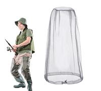 Sombrero Anti-Moscas, Sombrero de Protección contra Moscas, Sombrero de Cubo Exterior de Red de Cabeza de Mosca de Malla de Sol de Protección Exterior con Cubierta Facial de FI