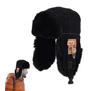 Sombrero bomber,Cálidos sombreros de invierno con orejeras Sombrero de caza Sombrero ruso | Sombrero de soldado ruso de invierno estilo piloto suave de moda para el regalo de Navidad, cumpleaños y C