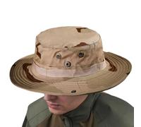 Sombrero Boonie de ala ancha, sombrero para protección solar de ala ancha para exteriores - Cubo de secado rápido con protección solar apto para camping al aire libre, ciclismo, Tres colores de arena