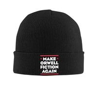 Sombrero cálido 1984 Make Orwell Fiction de Nuevo Gorro Tejido Gorro de otoño Invierno Gorra distópica cálida y distópica Unisex de Moda acrílico Gorra de Moda