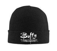 Sombrero cálido de Invierno Unisex, Hombres Mujeres Gorro desleixado Buffy Los Vampiros cazavampiros Accesorios Calavera de Invierno con Gorro Tejido de Calavera de Invierno Película de Terror Gorro