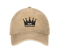 Sombrero cálido No Kings Blk Gorra de béisbol Grande Casual para Parejas Gira al Aire Libre de Verano Sombrero de Camionero Elegante Gorra Snapback