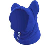 Sombrero cálido para perros, protección para las orejas, protección contra el ruido, orejeras, braga de cuello, bufanda para perros de talla mediana y grande, gorro lindo para mascotas de color liso