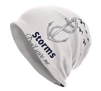 Sombrero cálido Tormentas no me asustan Hombres Marineros Hombres Barco Mujeres Gorros Gorros Sombrero de Punto Sombrero de Punto Hip Hop cálido Otoño Invierno Skullies Sombreros
