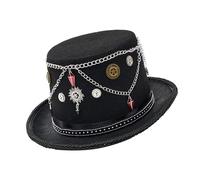 Sombrero clásico de disfraz punk para adultos, ligero y cómodo, sombrero de cosplay para carnaval, fiesta temática de Halloween, viejo forastero