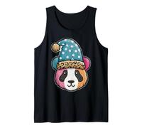 Sombrero Colorido diseño Panda con Puntos Camiseta sin Mangas