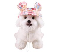 Sombrero colorido para mascotas, sombrero de cubo para perro, bonito colorido con agujeros para las orejas, este duradero sombrero de sol para perro es una gorra de protección solar para perro