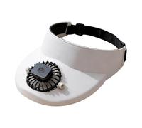 Sombrero con Ventilador para Mujer | Visera Ajustable Recargable USB Transpirable,Sombreros de Sol Femenino | para Verano, Camping, jardín, Senderismo, Viaje, Playa, Deportes, Golf, navegación