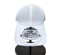 Sombrero con ventilador solar de 3 velocidades, visera ancha ajustable a | Gorra de béisbol con ventilador solar para vacaciones y