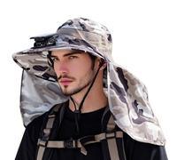 Sombrero Con Ventilador Solar - Gorra Ajustable Con Protección UV | Gorra Ajustable UPF50+ Con Ventilador, Portátil, Con Panel Solar, Ventilado Y Refrescante, Ideal Para Playa, Senderismo Y Deportes A