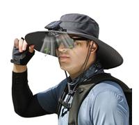 Sombrero con Ventiladores de energía Solar, Sombrero de ala Ancha, protección cómoda, Gorra de Ventilador de refrigeración integrada para Mujeres, Hombres, Playa, Trabajo, jardinería, Verano, Camping