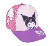 Sombrero con visera Hello Kitty Kuromi Gorro de verano para niños ajustable 53 cm Protección contra los rayos UV