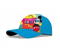 Sombrero con visera para niños Mickey Mouse Disney, Mickey Mouse, gorro de verano, ajustable (54)