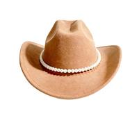 Sombrero de ala ancha Fedora para mujer Hebilla de cinturón Retro Panamá Floppy Hat