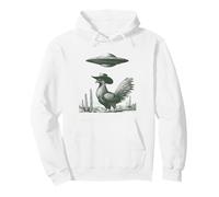 Sombrero de ala Ancha para Aves surrealistas, diseño de ovni del Desierto Sudadera con Capucha