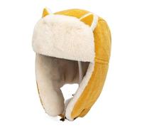 Sombrero De Aviador Gorro cálido con Orejeras for Mujer, Gorro Grueso de Invierno Solapas, esquí Orejas Gato, Gorros Bombardero, Piel sintética for(01)