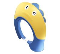 Sombrero de baby shower, gorra de champú para bebés,Sombrero de ducha de forma de dinosaurio ajustable - Protección de baño, gorros de champú para orejas para la cabeza de la cabeza para niños de 6 me
