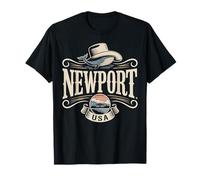 Sombrero de Ballena Vintage de Newport Rhode Island, Recuerdo Camiseta