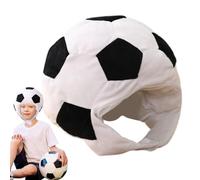 Sombrero De Balón De Fútbol, Gorro De Fútbol De Peluche - Sombrero De Fútbol Caliente, Para Foto, Sombrero Cosplay De Halloween, Divertido Novedad Juguete, Para La Cabeza De Bam