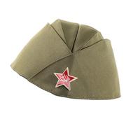 Sombrero de barco ruso ajustable con estrella para actuaciones escénicas y fiestas de cosplay, eventos de baile, fiesta temática