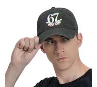 Sombrero de béisbol | Adjustable Printing Design | Béisbol Printed Hat - for Boys Girls Youth Teens Hiking Traveling Sports Fishing Picnic Beach Climbing Golfing, Negro