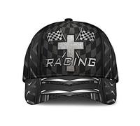 Sombrero De Béisbol Jesús Corriendo Bandera A Cuadros De Hierro Cristianismo Gorra De Béisbol De Caza Clásica Ajustable Visera Sombreros, para Senderismo, Playa, Exterior, 57-60cm