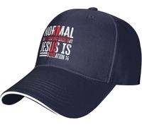 Sombrero De Béisbol La Normalidad No Va A Volver, Pero Jesús Sí Lo Es (Apocalipsis 14) Gorra De Béisbol De Caza Ajustable Casual Visera Sombreros, para Playa, Cámping, Senderismo, 55-59cm