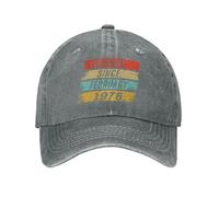 Sombrero De Béisbol Legendario Desde Enero De 1976 Sombrero Pico Deportes Moda Gorras De Golf, para Senderismo, Playa, Deporte, 55-59cm