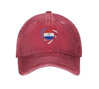 Sombrero De Béisbol Nosotros Amamos A América Y Paraguay por Siempre Sombrero del Camionero Deportes Mujer Gorras De Golf, para Playa, Senderismo, Deporte, 55-59cm