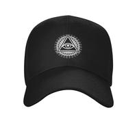 Sombrero De Béisbol Ojo De Dios Que Todo Lo Ve Sombrero del Camionero Deportes Hip Hop Gorras De Golf, para Cámping, Exterior, Mujer, 57-60cm