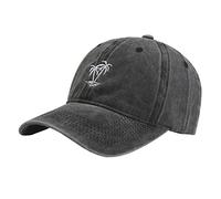 Sombrero de béisbol para hombre y mujer, gorra de béisbol de mezclilla, con hebilla, para exteriores, sombrero, sombreros de vida baja para hombre, Negro, Talla única