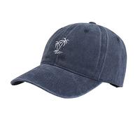 Sombrero de béisbol para hombre y mujer, gorra de béisbol de mezclilla, con hebilla, para exteriores, sombrero, sombreros de vida baja para hombre, azul marino, Talla única