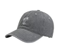 Sombrero de béisbol para hombre y mujer, gorra de béisbol de mezclilla, con hebilla, para exteriores, sombrero, sombreros de vida baja para hombre, gris, Talla única