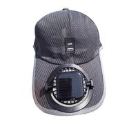 Sombrero de béisbol solar para mujer, sombrero de sol con ventilador de refrigeración integrado, gorra de protección UV | para pesca en la playa, viajes, sombrero transpirable al aire libre para