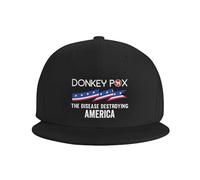 Sombrero De Béisbol Viruela del Burro: La Enfermedad Que Está Destruyendo América Gorra De Béisbol De Caza Hip Hop Moda Gorras De Golf, para Exterior, Playa, Cámping, 55-59cm