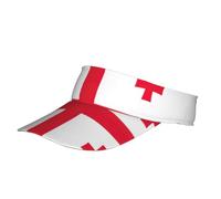 Sombrero de bicicleta unisex con estampado de bandera de Georgia, visera mágica para fitness, playa, senderismo