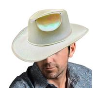 Sombrero de brillante | Hut de LED de 14,57 pulgadas | Eva Composite Material Disco Hat para hombre | Adaptable Bright Party Hat for Costume Festival Carnival Halloween Stage Show Show